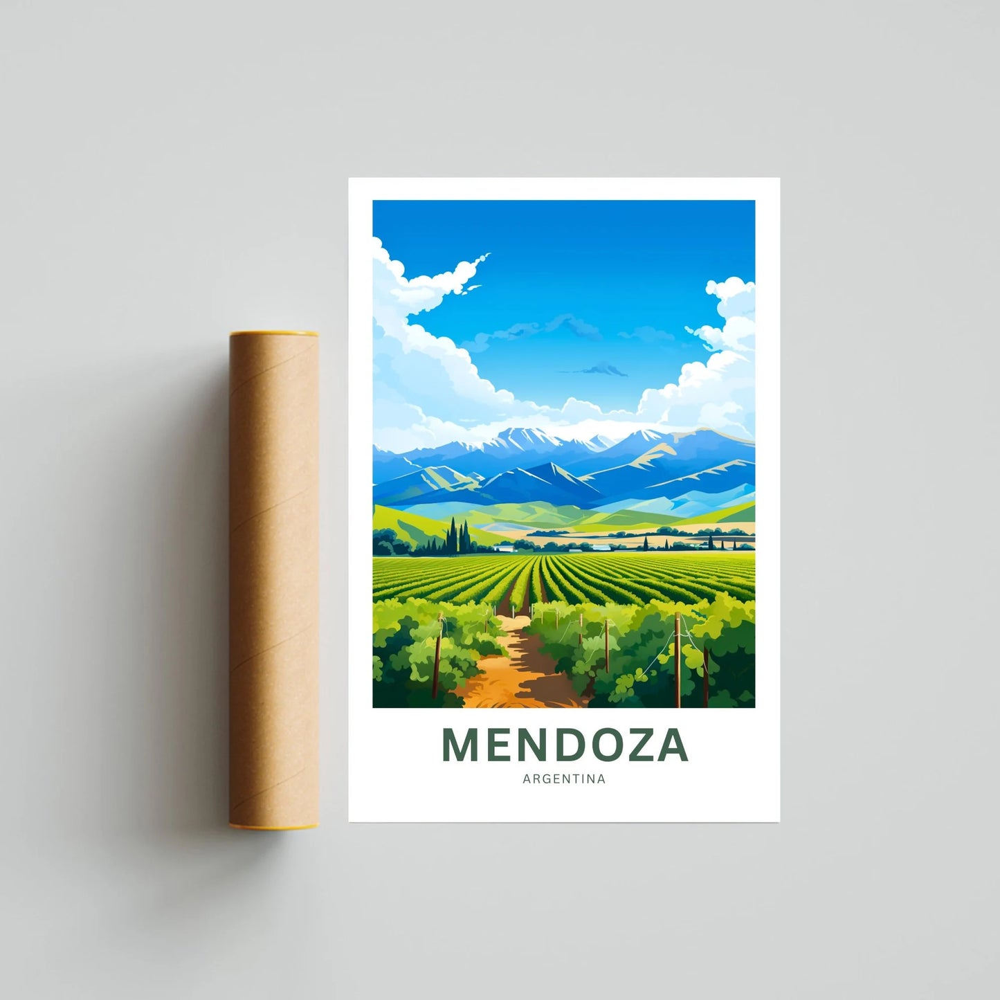 Mendoza Travel Poster