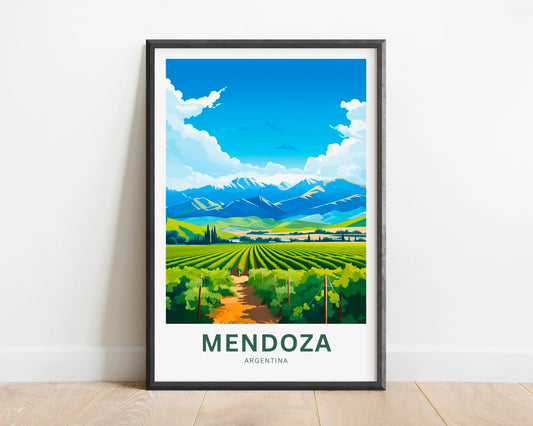 Mendoza Travel Poster