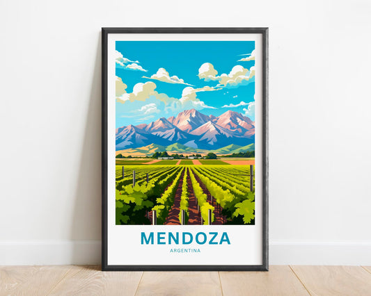 Mendoza Travel Poster