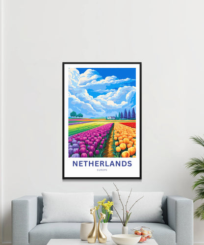 Netherlands Travel Poster