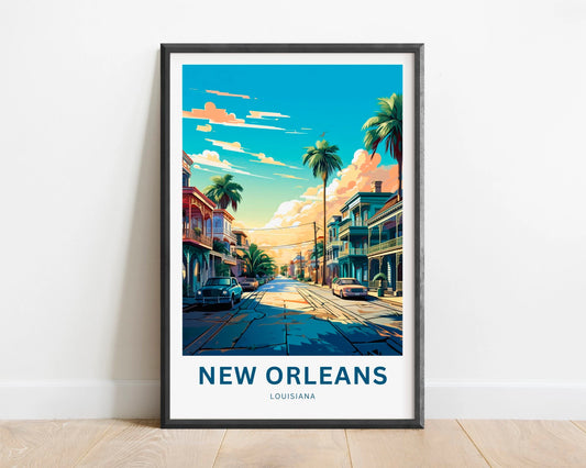 New Orleans Travel Poster