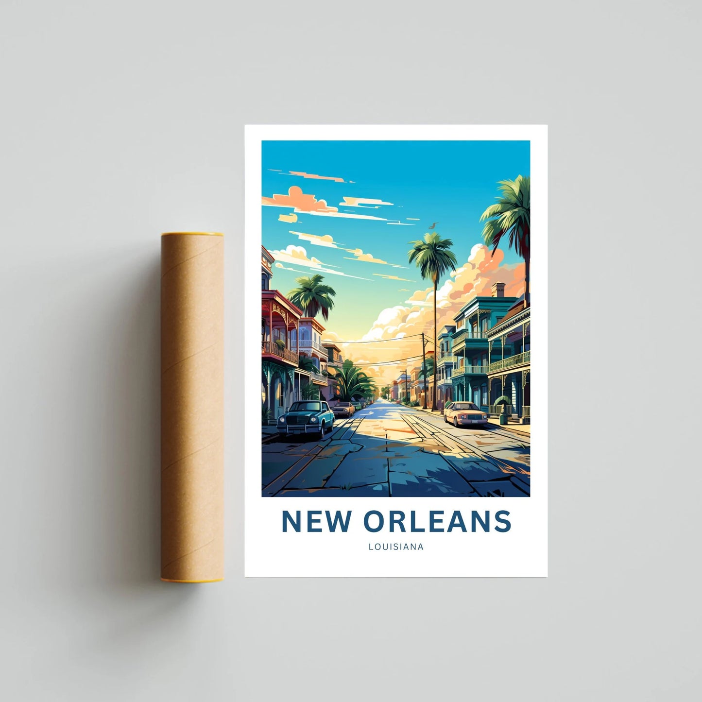 New Orleans Travel Poster