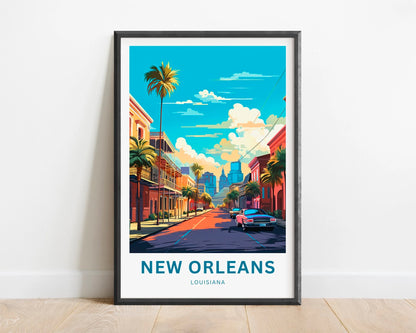 New Orleans Travel Poster