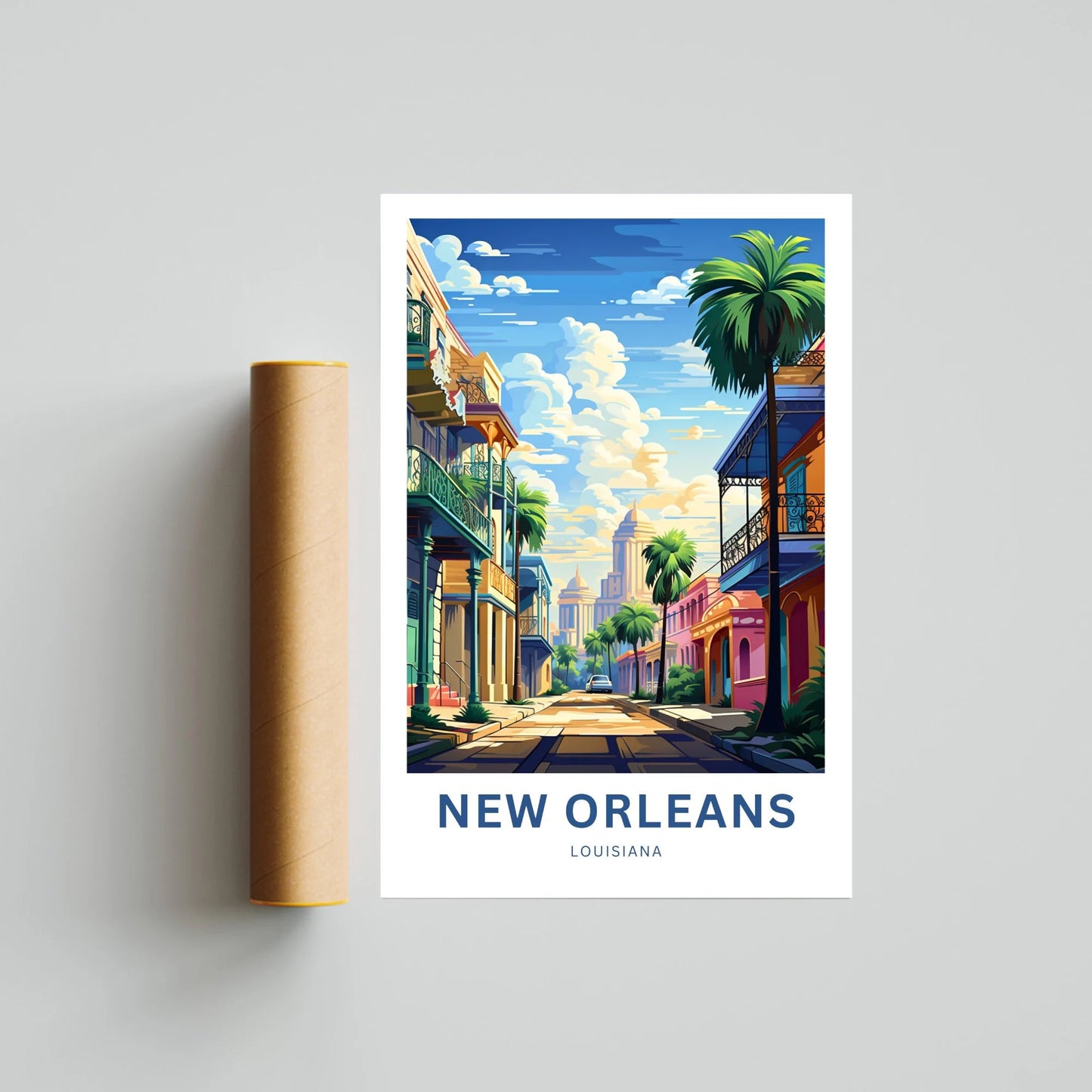 New Orleans Travel Poster