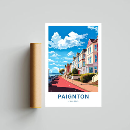 Paignton Travel Poster