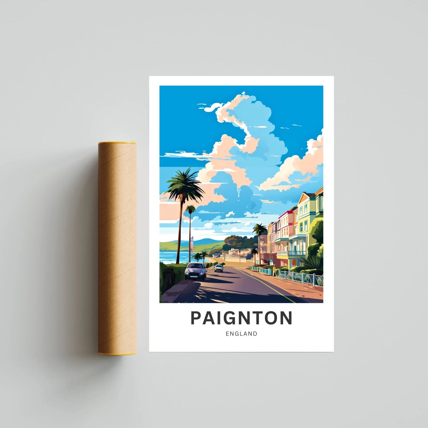 Paignton Travel Poster