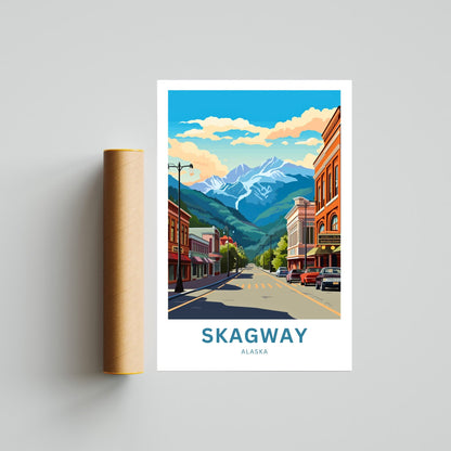 Skagway Travel Poster