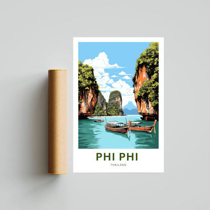 Phi Phi Travel Poster