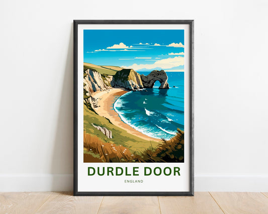 Durdle Door Travel Poster