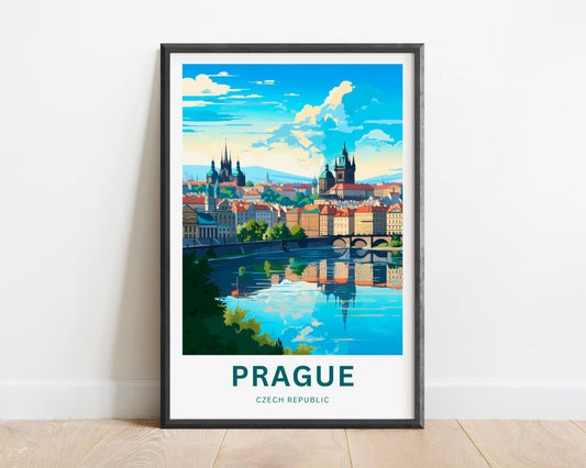 Prague Travel Poster