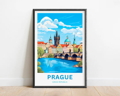 Prague Travel Poster