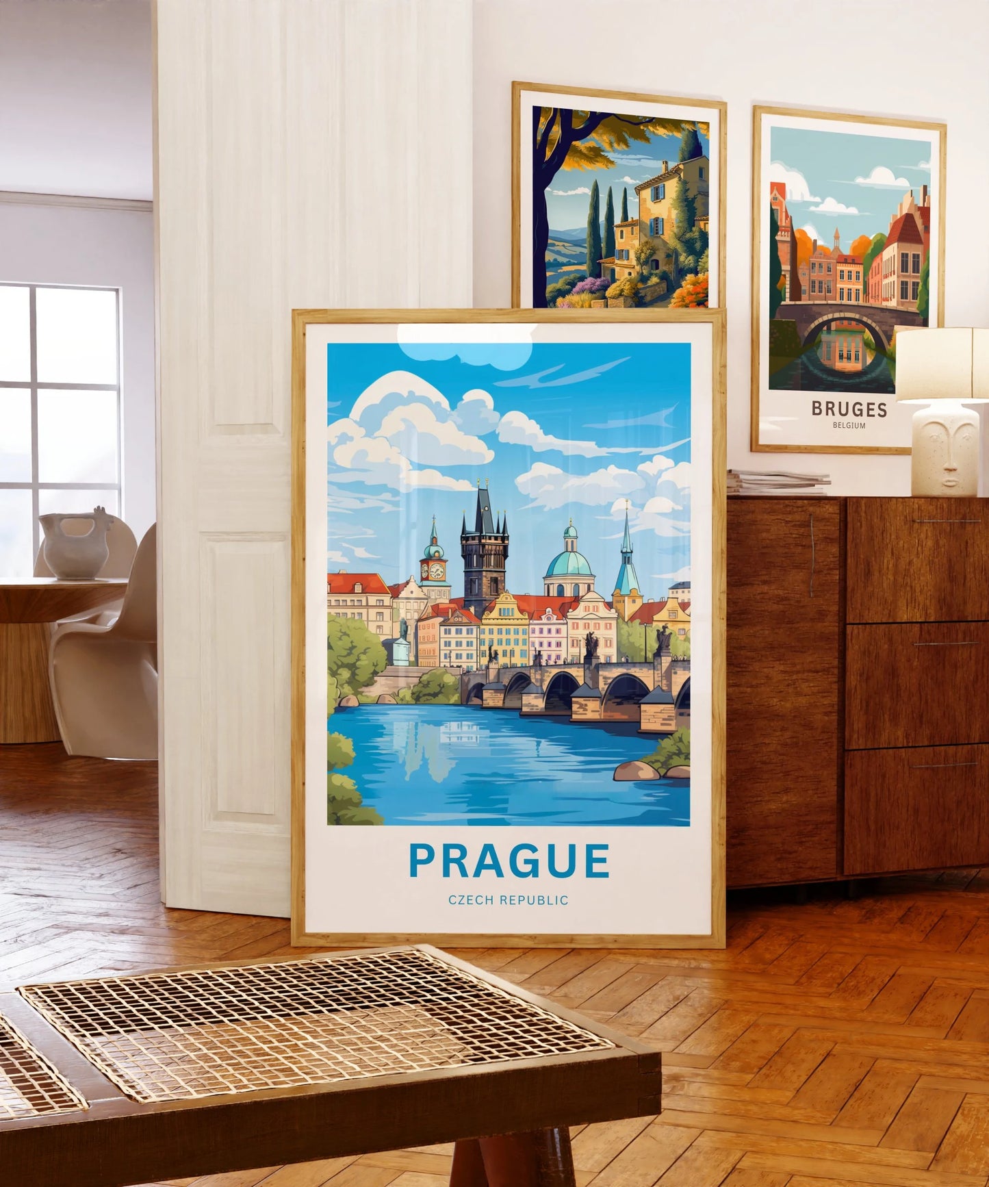 Prague Travel Poster