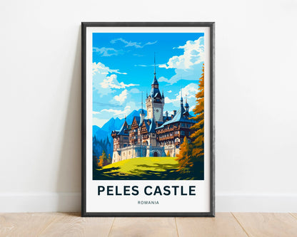 Peles Castle Travel Poster