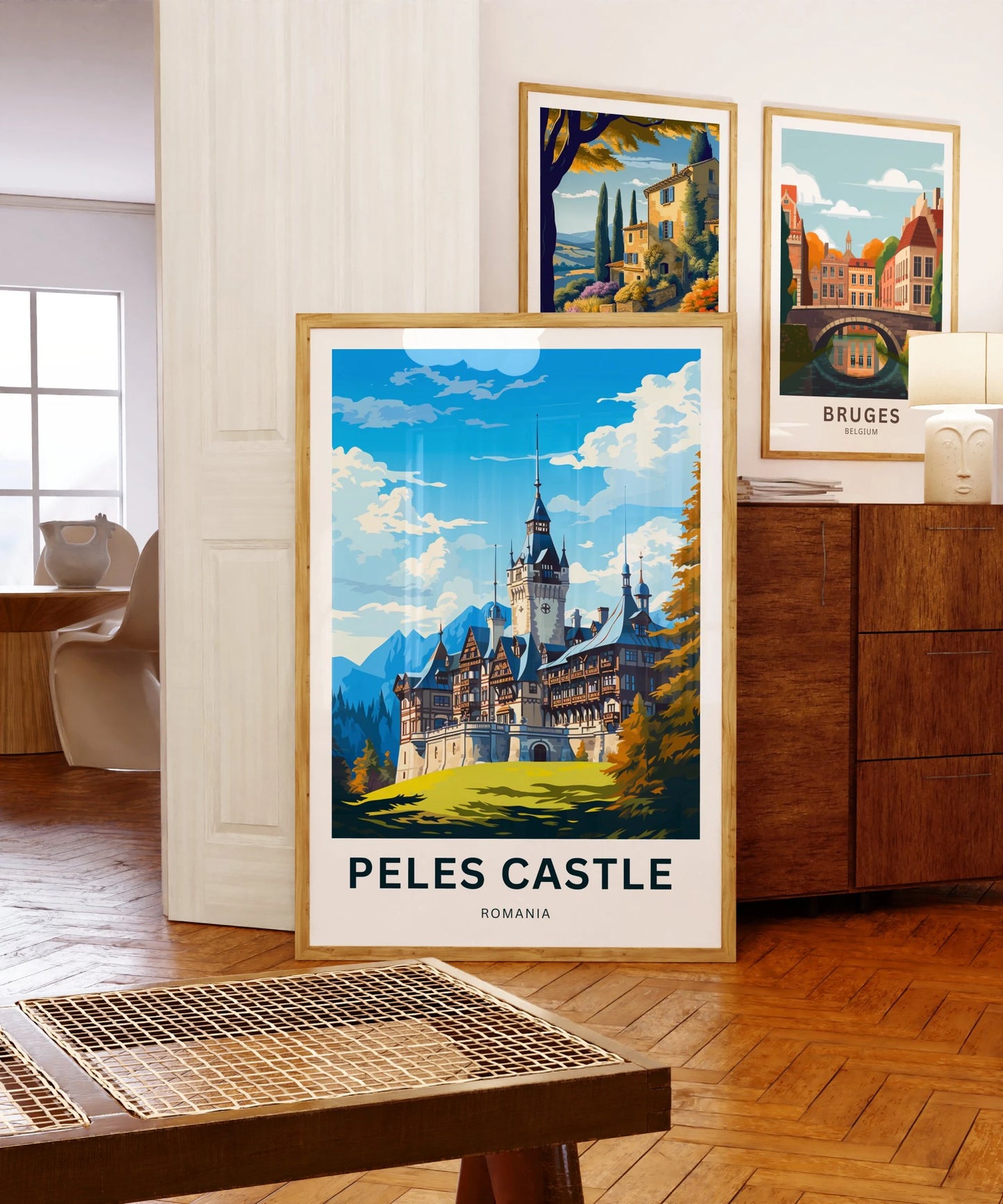 Peles Castle Travel Poster