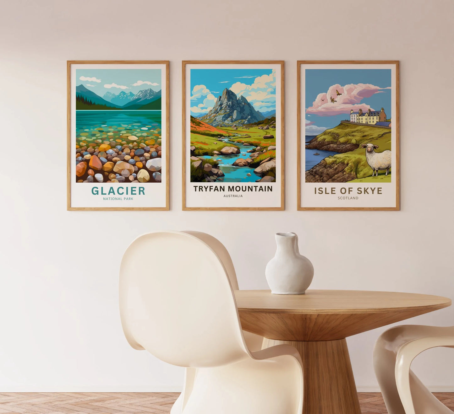 Tryfan Mountains Travel Poster