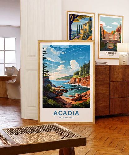 Acadia Travel Poster