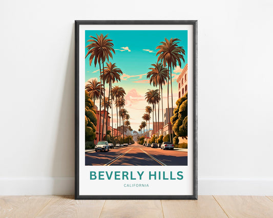 Beverly Hills Travel Poster