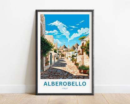 Alberobello Travel Print - Historic Beauty