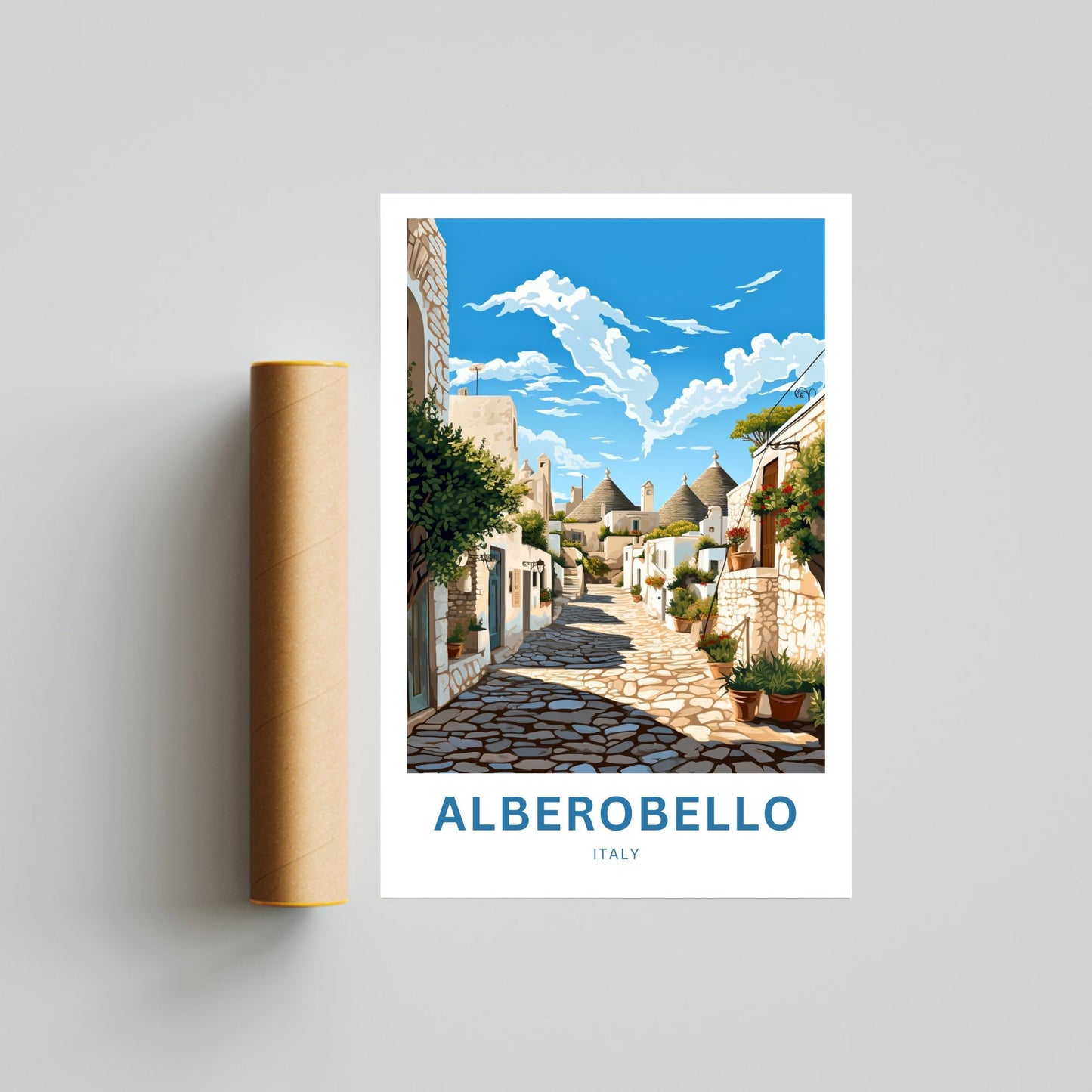 Alberobello Travel Print - Historic Beauty