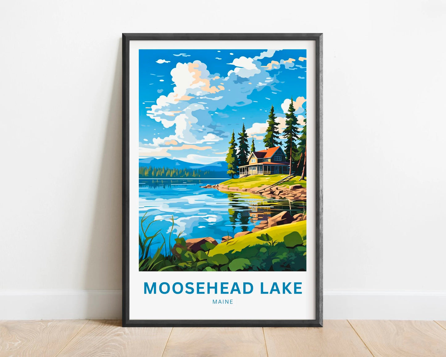 Moosehead Lake Travel Poster