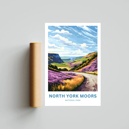 North York Moors  Travel Poster