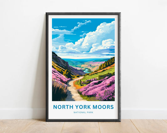 North York Moors  Travel Poster