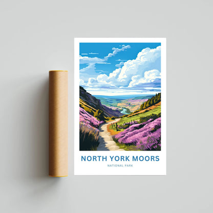 North York Moors  Travel Poster