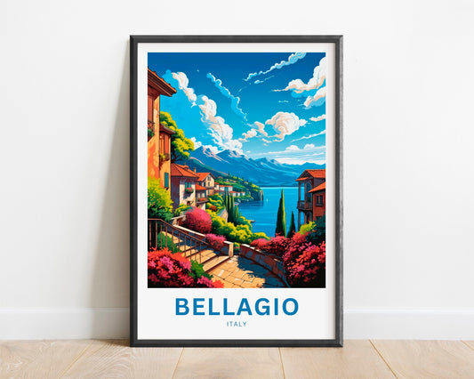 Bellagio Travel Poster