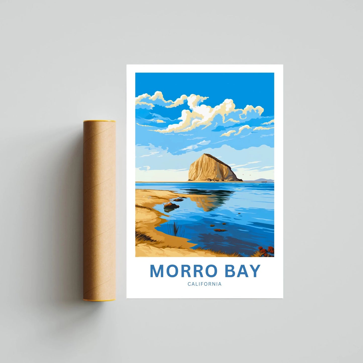 Morro Bay Travel Poster