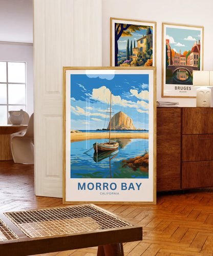 Morro Bay Travel Poster