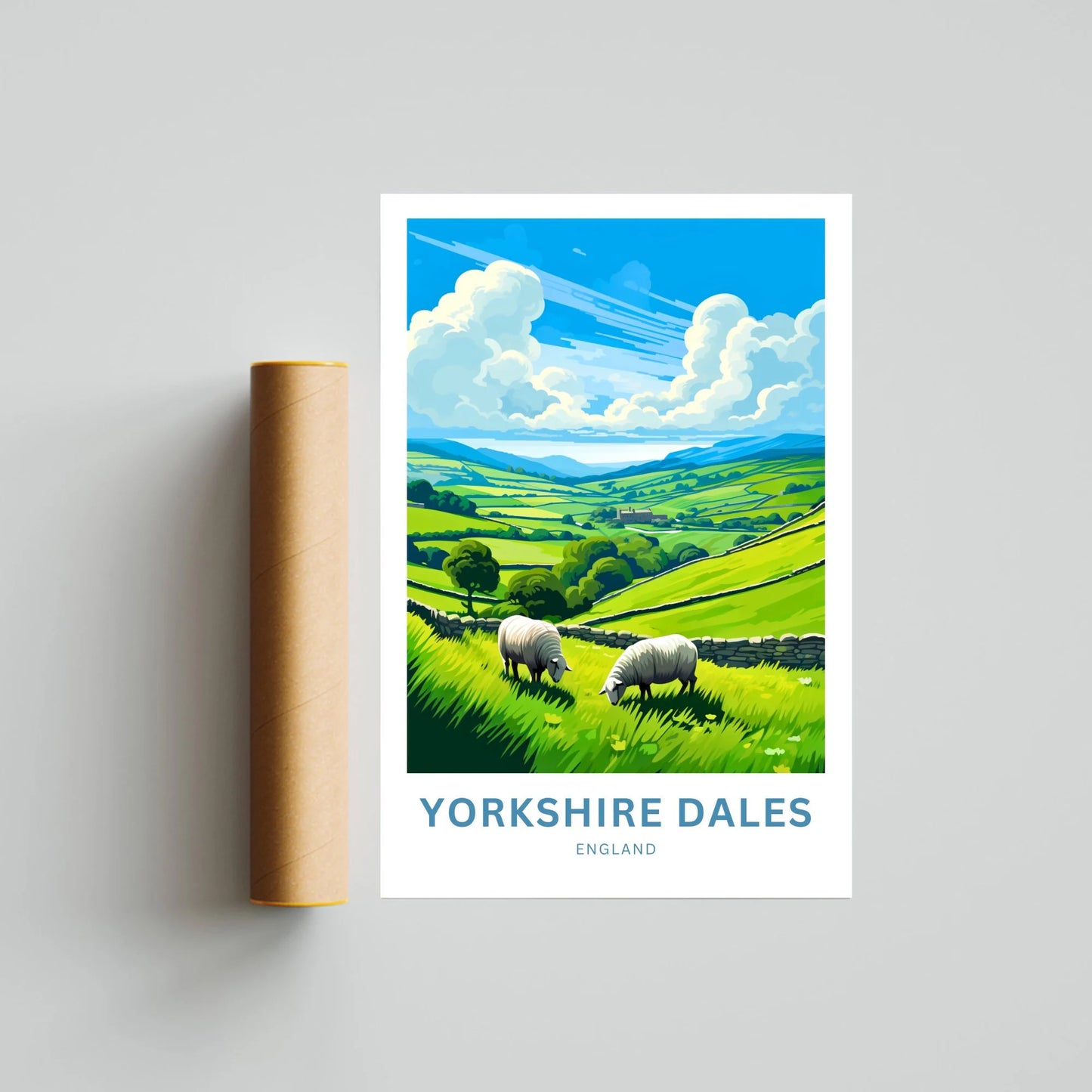 Yorkshire Dales  Travel Poster