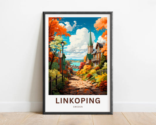 Linkoping Travel Poster