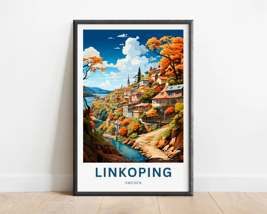 Linkoping Travel Poster