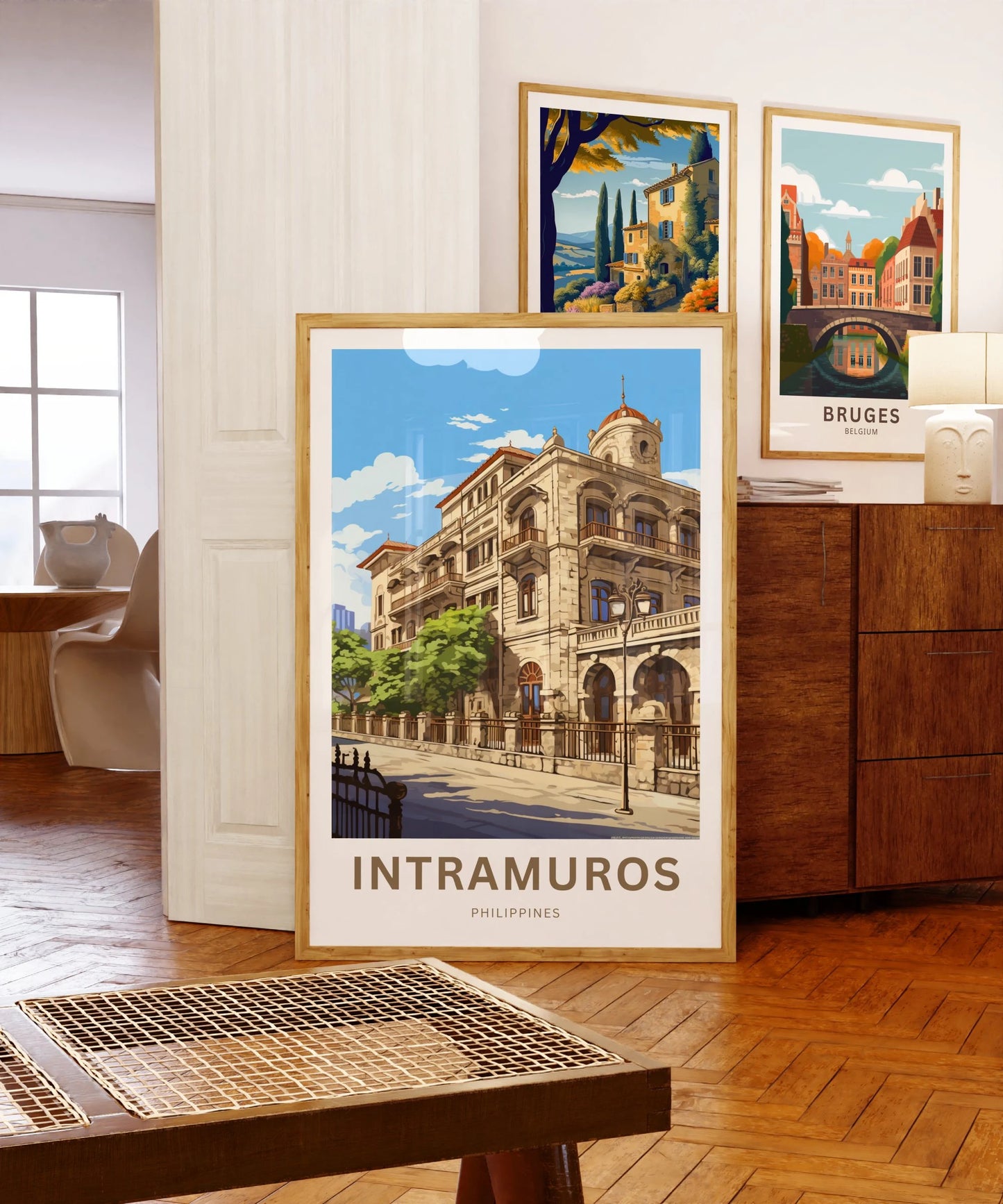 Intramuros Travel Poster