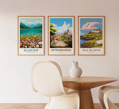 Intramuros Travel Poster