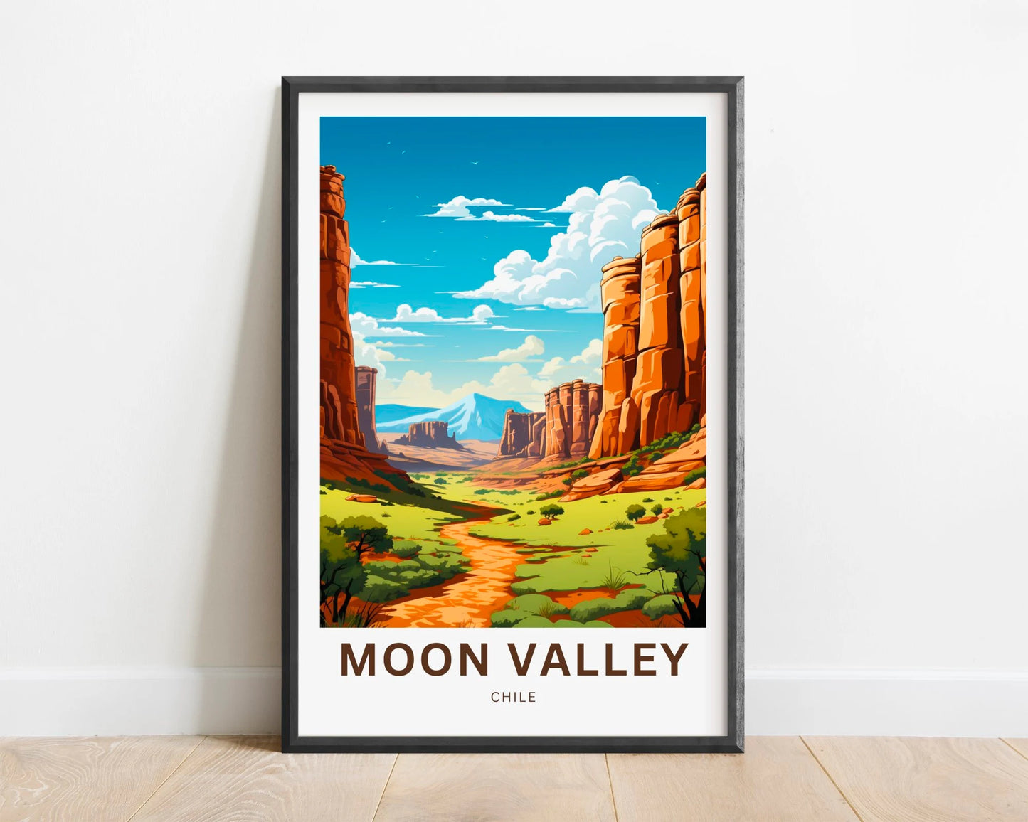 Moon Valley Travel Poster