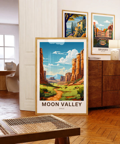 Moon Valley Travel Poster