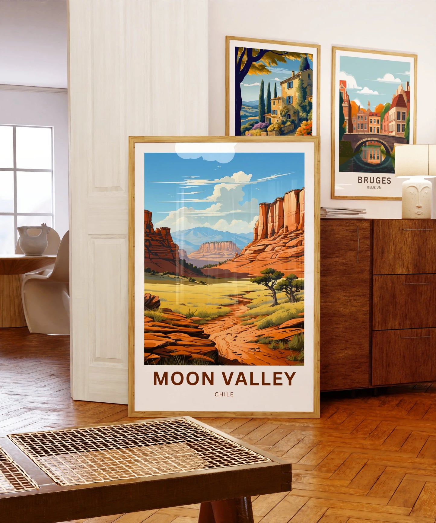 Moon Valley Travel Poster