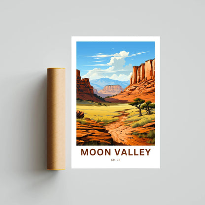 Moon Valley Travel Poster