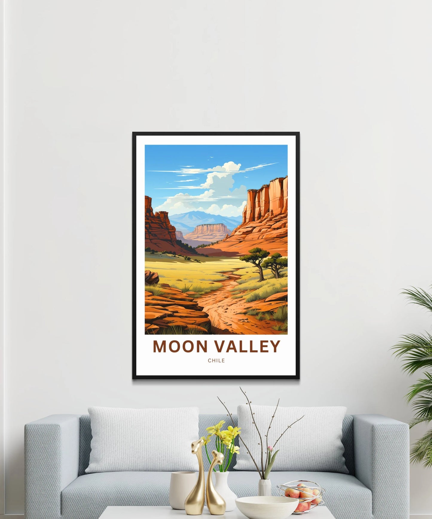 Moon Valley Travel Poster