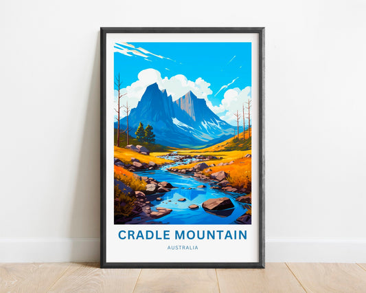 Cradle Mountains Travel Poster