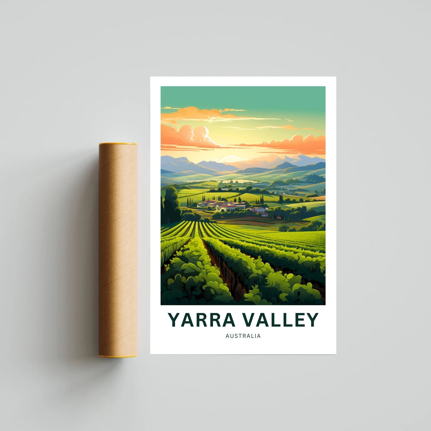 Yarra Valley Travel Poster