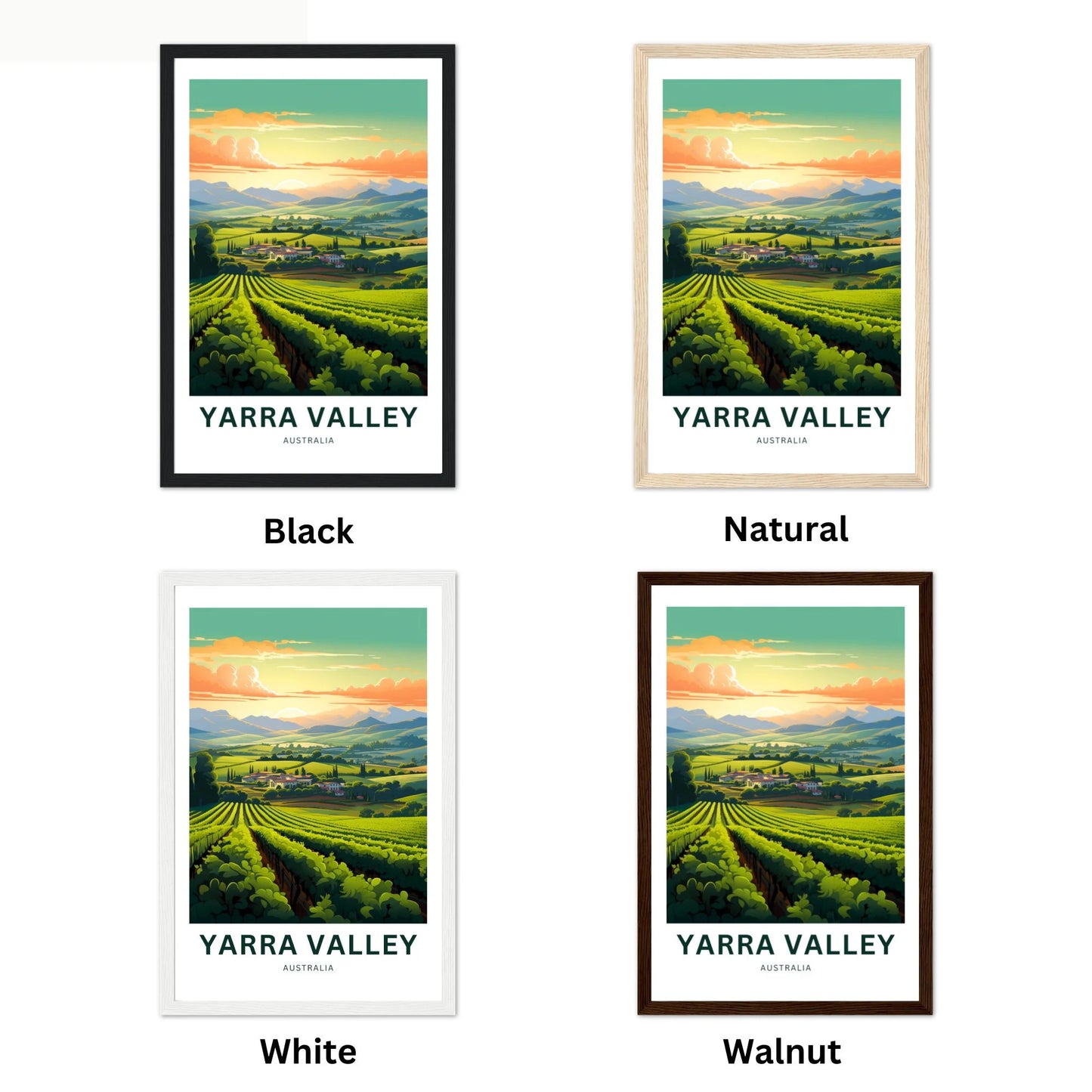 Yarra Valley Travel Poster