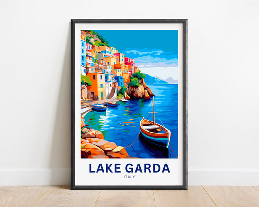 Lake Garda Travel Poster