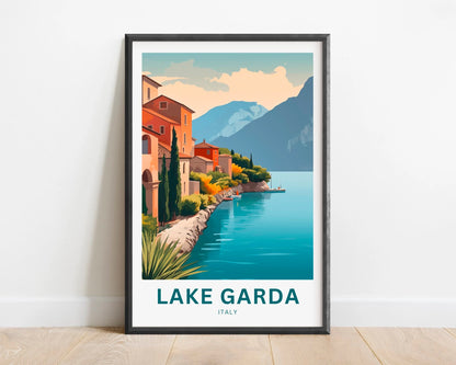 Lake Garda Travel Poster