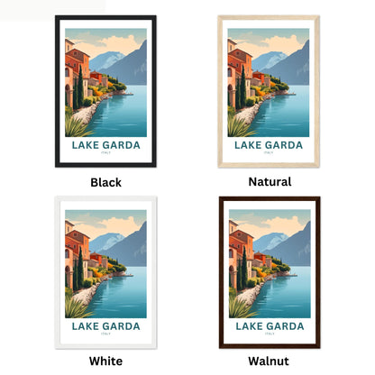 Lake Garda Travel Poster