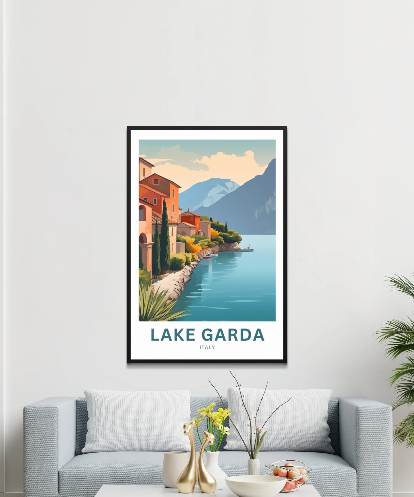 Lake Garda Travel Poster