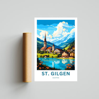 St. Gilgen Travel Poster