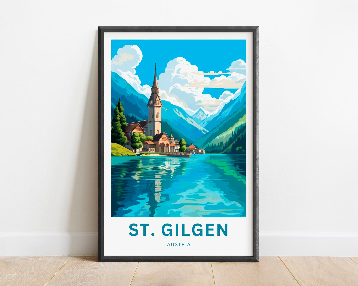 St. Gilgen Travel Poster