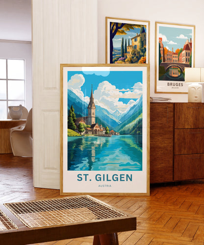 St. Gilgen Travel Poster